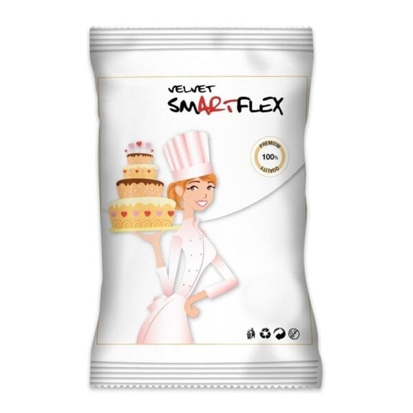 White Velvet Sugarpaste 1kg - Bigger Pack