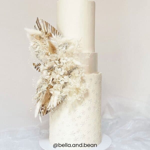 Deluxe Box - Sage, White, Neutrals and Gold - Dried Flower Box