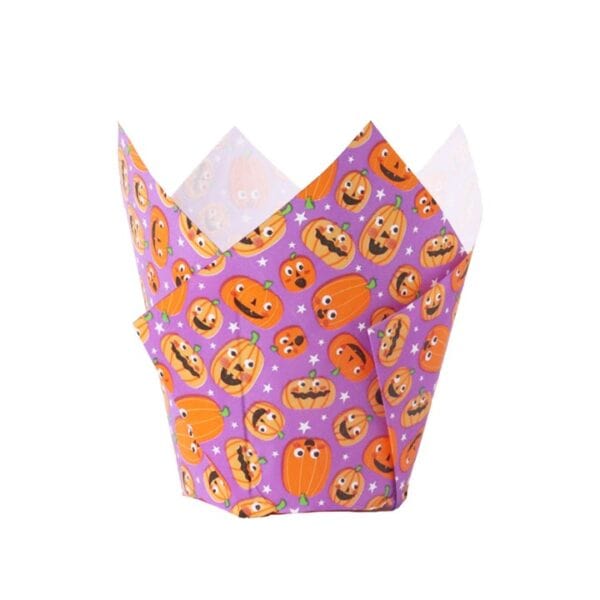 24 x Tulip Muffin Cases - Halloween - Pumpkin Party