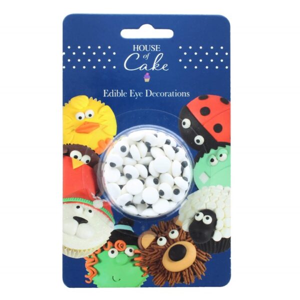 HOC Edible Sugar Eyes 25g - Average 60 eyes