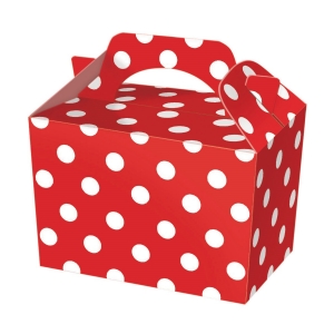 Boxes - Party Food - Red Polkadot